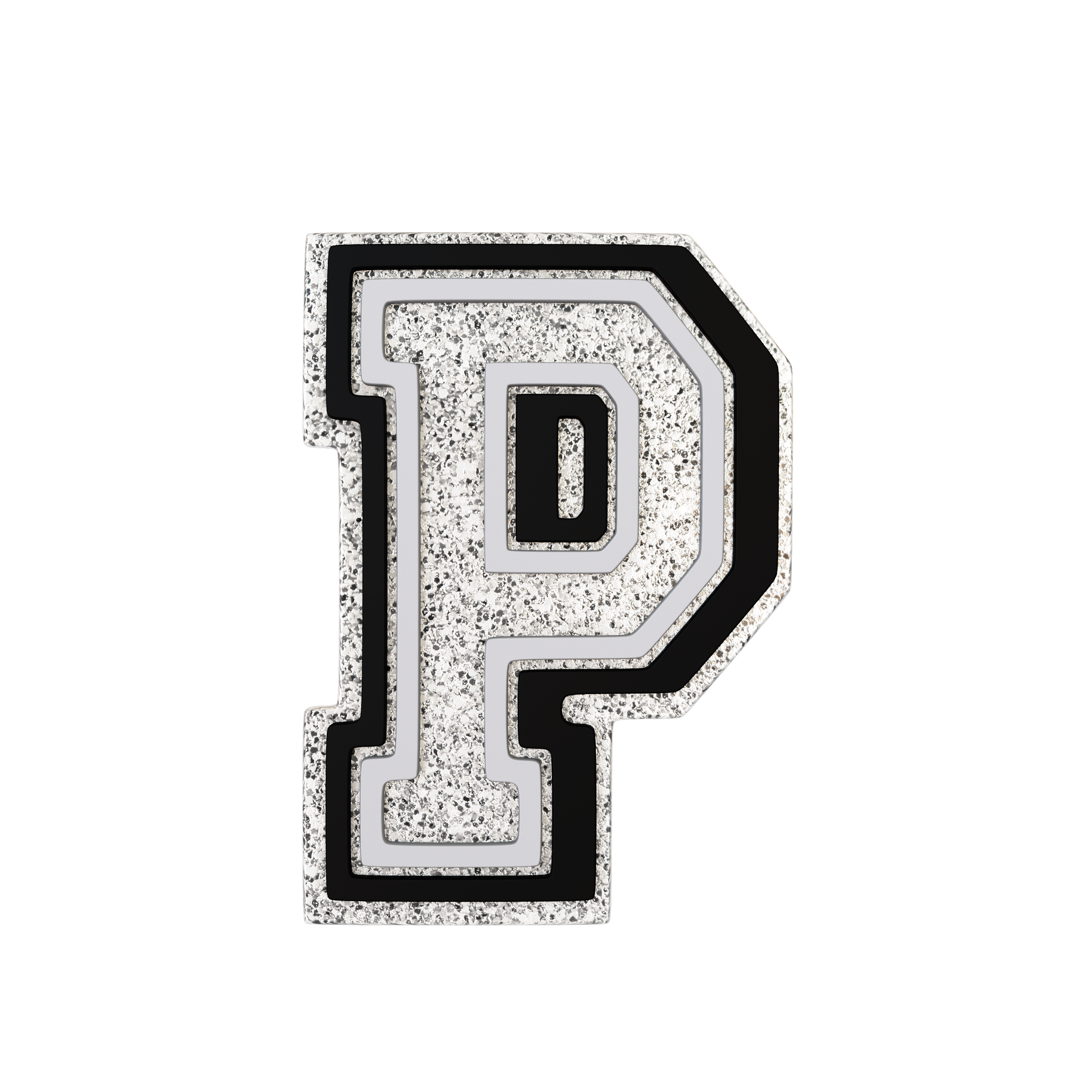 Budz | Silver Letter P